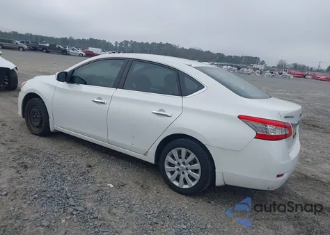 2013 Nissan Sentra Sv z USA, uszkodzony, nr VIN 3N1AB7AP5DL624200